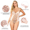 One Piece Floral Lingerie Bodysuit