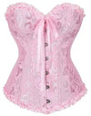 Sexy Jacquard Lace Up Corset